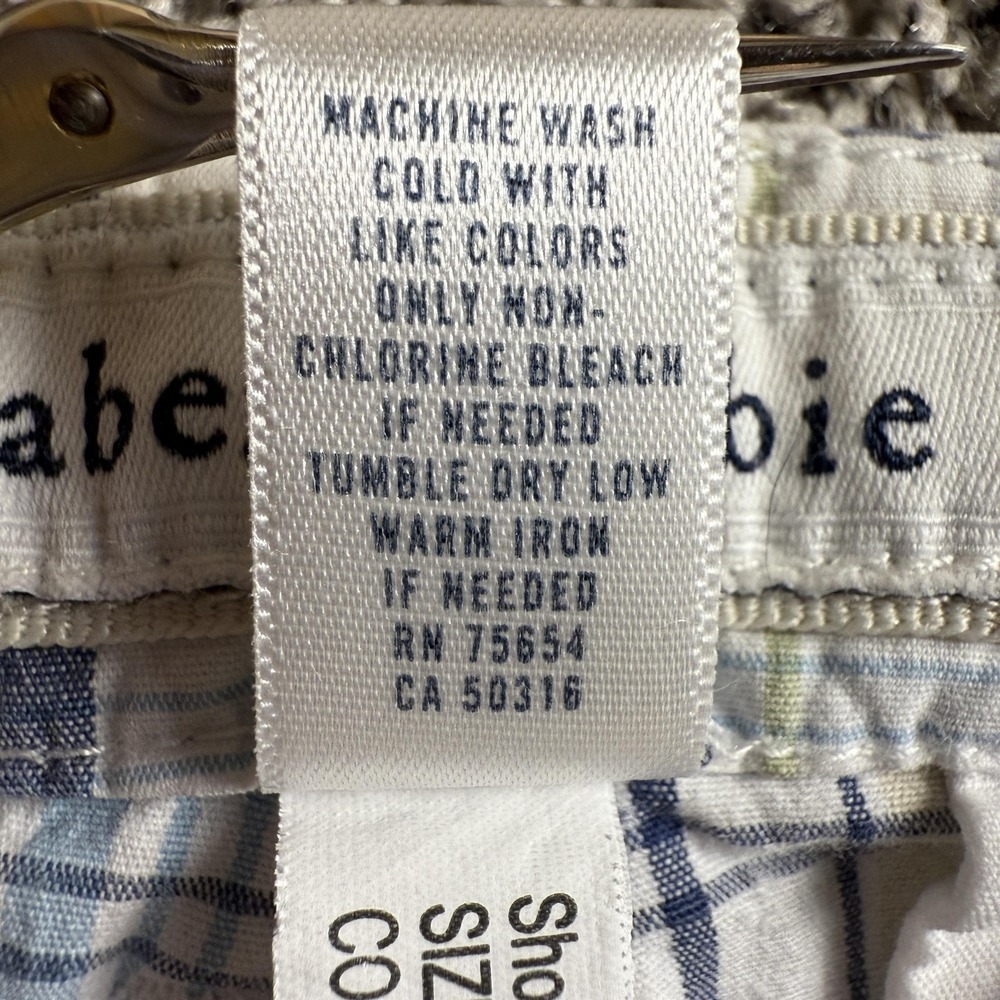 Y2K Abercrombie Girls Bermuda Shorts 12 Y2K Cotton Preppy Old Money 2000s - Picture 6 of 14